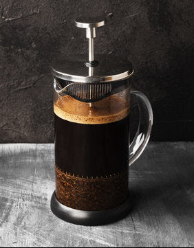 French press coffee brewing at home — Clifftop Coffee brew guide